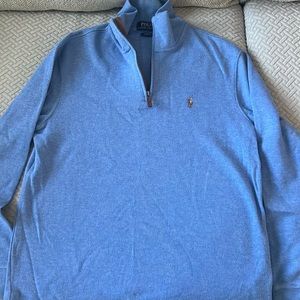 Ralph Lauren polo estate rib quarter zip sweater size small
